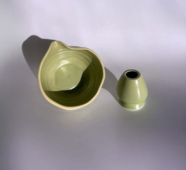 Matcha Bowl + Holder